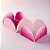 Porta Forminha Duo - Rosa Claro e Pink Metalizado - 3,5x2,5cm - 50 unidades - Regina - Rizzo - Imagem 1