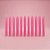 Vela Palito Rosa - 6cm - 10 unidades - Regina - Rizzo - Imagem 1