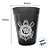 Copo Americano - Corinthians Preto Fosco - 190ml - 2 unidades - Allmix Presentes - Rizzo - Imagem 3