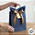 Sacola de Papel G 32x26,5x13cm - Azul Marinho - 10 unidades - Cromus - Rizzo - Imagem 4