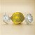 Papel Trufa 14,5x15,5cm - Arabesco Ouro e Amarelo - 100 unidades - Cromus - Rizzo - Imagem 1