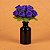 Mini Buque de Flores Artificiais - Roxo - 8cm - 12 unidades - Rizzo - Imagem 1