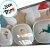 Kit Tabúa com Potinhos de Natal - 25cm - 6 unidades - Cromus - Rizzo - Imagem 3