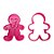 Kit Cortador e Carimbo Boneco (Gingerbread) 3D - Ref.1047  - 1 unidade - RR Cortadores - Rizzo - Imagem 2