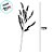 Galho Decorativo - Sementes Verdes - 72cm - 1 unidade - Rizzo - Imagem 2