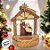 Enfeite Porta Vela de Natal em Resina - Sagrada Família - 13x11cm - 1 unidade - Rizzo - Imagem 6