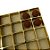 Placa Berço Premium para Doces - Ouro - 70 Cavidades de 4x4cm  - 5 unidades - Crystal - Rizzo - Imagem 2