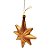 Enfeite de Pendurar - Estrela de Dourada - 15x11cm - 1 unidade - Rizzo - Imagem 1