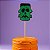 Palito Decorativo Halloween - Frankenstein - 31cm - 5 unidades - Rizzo - Imagem 1