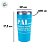 Copo Térmico Inox Com Tampa - Pai exemplo de força - Azul - 600mL  - 1 unidade - Rizzo - Imagem 4