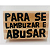 Carimbo Artesanal Para Se Lambuzar e Abusar - M - 6x4cm - Cod.RI-022 - Rizzo Confeitaria - Imagem 1