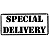 Carimbo Artesanal Special Delivery - M - 6,0x2,7cm - Cod.RI-041 - Rizzo Confeitaria - Imagem 1