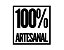 Carimbo Artesanal 100% Artesanal - 6,0x6,1cm - Cod.RI-034 - Rizzo Confeitaria - Imagem 1
