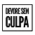 Carimbo Artesanal Devore sem Culpa - G - 6,0x5,3cm - Cod.RI-023- Rizzo Confeitaria - Imagem 1