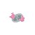 Molde de Silicone Dupla de Coelhos Ref. 643 Flexarte Rizzo Confeitaria - Imagem 1