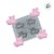 Molde de Silicone Quarteto de Coelhinhos Ref. 645 Flexarte Rizzo Confeitaria - Imagem 3