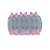 Molde de silicone Sexteto de lacinhos Ref. 358 Flexarte Rizzo Confeitaria - Imagem 1