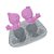 Molde de Silicone Casal de Passarinhos Namorados Ref. 555 Flexarte - Imagem 1