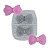 Molde de Silicone Par de Laços Heathcote Médios Ref. 376 Flexarte - Imagem 1