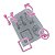 Molde de Silicone Quarteto de Molduras Portia Ref. 79 Flexarte - Imagem 1
