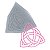 Molde de Silicone Renda Triangulo Entrelaçado Ref. 121 Flexarte - Imagem 1