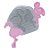 Molde de Silicone Dupla de Flamingos Médio Ref. 156 Flexarte - Imagem 1