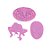 Molde de silicone Trio de Personagens Ref. 456 Flexarte - Imagem 2