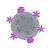 Molde de silicone Floco de Neve Sortido pequeno Ref. 98 Flexarte - Imagem 1