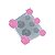 Molde de silicone Quinteto de Corujas Ref. 517 Flexarte - Imagem 1