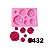 Molde de silicone Rosas S432 Molds Planet Rizzo Confeitaria - Imagem 1