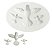 Molde de silicone Pássaros S546 Molds Planet Rizzo Confeitaria - Imagem 1