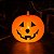 Balão Abóbora Com Led de Halloween - 25cm - 5 unidades - Rizzo - Imagem 1