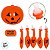 Balão Abóbora Com Led de Halloween - 25cm - 5 unidades - Rizzo - Imagem 2