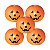 Balão Abóbora Com Led de Halloween - 25cm - 5 unidades - Rizzo - Imagem 5