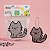 Kit de Miçangas para Pixel Art - Perler Bead - Gato Cinza - 1 unidade - Rizzo - Imagem 1