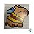 Kit de Miçangas para Pixel Art - Perler Bead - Capivara de Abelha - 1 unidade - Rizzo - Imagem 4