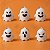 Chaveiro de Halloween - Mini Fantasma com Luz - Sortido - 5cm  - 1 unidade - Rizzo - Imagem 1