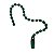 Corrente de Bolinha para Chaveiro com Canoa - Verde - 10cm - 10 unidades - Rizzo - Imagem 2