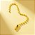 Corrente de Bolinha para Chaveiro com Canoa - Amarelo - 10cm - 10 unidades - Rizzo - Imagem 1