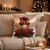 Almofada de Natal - Lamparina Natalina - 43x43cm - 1 unidade - Rizzo - Imagem 1