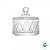 Bomboniere de Vidro - Diamond - 6,5x6,5cm - 1 unidade - Rizzo - Imagem 5