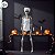 Enfeite Decorativo de Halloween Para Pendurar - Caveira de Toalha - 40cm - 1 unidade - Cromus - Rizzo - Imagem 2