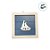Enfeite Decorativo Para Pendurar - Quadros Náuticos de Madeira - 14,5x14,5cm - 4 unidades - Rizzo - Imagem 4