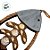 Enfeite Decorativo Para Pendurar - Pendente de Peixe e Concha - 33x12,5cm - 1 unidade - Rizzo - Imagem 4