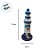 Enfeite Decorativo de Madeira - Farol Gaivota 15x6cm - 1 unidade - Rizzo - Imagem 2