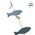 Enfeite Decorativo Para Pendurar - Pendente Nautico Estrela e Peixes - 70x12cm - 1 unidade - Rizzo - Imagem 5