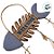 Enfeite Decorativo Para Pendurar - Pendente Nautico de Peixes - 40x28cm - 1 unidade - Rizzo - Imagem 4