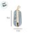 Enfeite Decorativo de Madeira - Pendente Nautico com Gancho Farol - 15x7,5cm - 1 unidade - Rizzo - Imagem 2