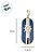 Enfeite Decorativo de Madeira - Pendente Nautico com Gancho Timão - 15x7,5cm - 1 unidade - Rizzo - Imagem 2