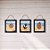Enfeite Decorativo Para Pendurar - Quadros Náuticos de Madeira - 20x20cm - 3 unidades - Rizzo - Imagem 1